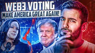 🚀 Introducing WEB3VOTING 💎MAKE AMERICA GREAT AGAIN 💰 ELETION CAMPAIGN🔥 [upl. by Droffig]