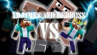 Xdjames and RedbossgamerZ vs Notch  Minecraft animation  part 1 RedbossgamerzOfficial [upl. by Talia]