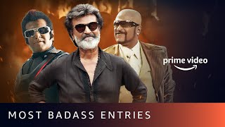 Rajinikanths Most Badass Entry Scenes  Annamalai Sivaji 20 Kaala  Amazon Prime Video [upl. by Ragen]