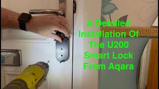 Aqara U200 Installation in detail Video [upl. by Yuille]