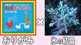 【折り紙】雪の結晶 かっこいい作り方 簡単でキレイなおりがみ 冬の折り紙 子供でも作れる難しくない折り方 12月・1月・2月の折り紙【おりがみ】 [upl. by Zeuqcaj893]