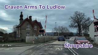 We are heading down the A49 in Shropshire towards Hereford passing through Craven Arms [upl. by Searle]