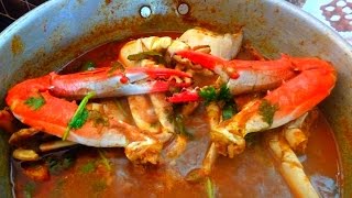 Cooking Crab Curry  Crab Recipe Village Style  Cooking Crab In My Village  Village Food [upl. by Seravat]