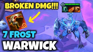 Corrupt Vampiric Scepter Warwick is BROKEN 6 Frost Comp  TFT Set 12 [upl. by Lemuela951]