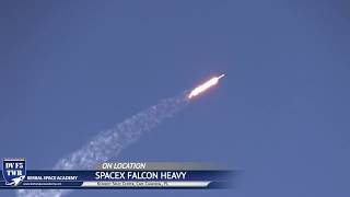 Falcon Heavy Single Take 6 miles from Launch 4 from Landing [upl. by Imotas]