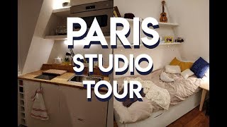 PARIS STUDIO APARTMENT TOUR CHAMBRE DE BONNE9m2 [upl. by Rajewski439]