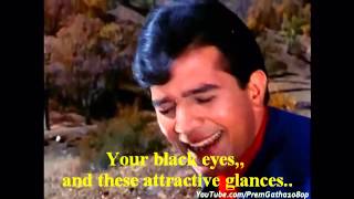 ‘Kora Kagaz Tha Yeh Man Mera’ Movie ARADHANA 1969 English Subtitles [upl. by Liane]