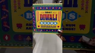 Unboxing Diwali hamper from Blinkit diwalihamper blinkit glamandglobevlogs [upl. by Esinahs]