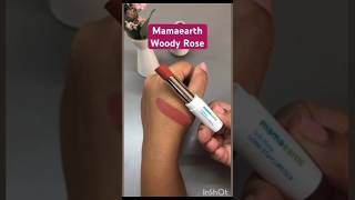 Mamaearth Soft Matte Lipstick Woody Rose Mamaearth Lipstick 💄Anjali yadav Carewithanjali [upl. by Odnalra461]