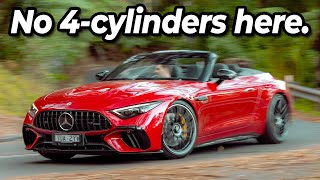 This AMG Still Gets A Proper V8 MercedesAMG SL63 2024 Review [upl. by Samot]