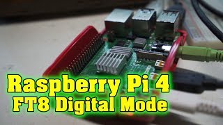 Ham Radio Raspberry Pi 4 Linux  FT8 Digital Icom 7300 [upl. by Ynotna724]