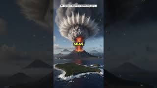 The Eruption of Krakatoa A Volcanic Catastrophe  shorts history historyshorts [upl. by Eirac894]