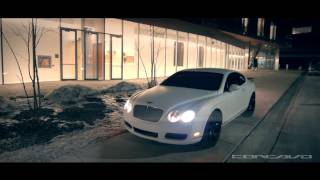 Matte White Bentley Continental GT on Concavo CW5 Deep Concave Wheels  Rims [upl. by Albrecht829]