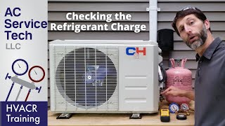 Checking the Refrigerant Charge on a Running R410A Inverter MINI SPLIT Unit [upl. by Elnora128]