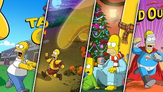 All Simpsons Tapped Out Trailers [upl. by Nehpets]