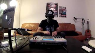 KDrew  Bullseye  Scarfinger remix  MPC Live [upl. by Akirdnahs]