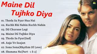 Maine Dil Tujhko Diya Movie All SongsSohail KhanSameera ReddyHit Songs [upl. by Rusell]