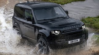 2022 Land Rover Defender V8 – Exhaust sound amp Offroading [upl. by Celeste415]