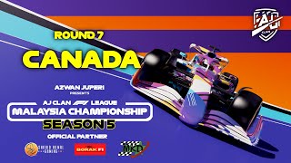 AJ Clan F1 League S5  Canadian Grand Prix [upl. by Etteluap]