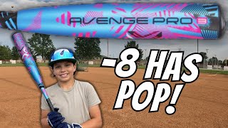 AXE AVENGE PRO 3 Bat Review  THIS BAT HAS POP AxeBat [upl. by Gabrielson]