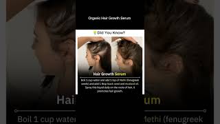 Beauty  Organic Homemade Hair Growth Serum [upl. by Alviani]