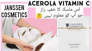 Janssen Peel Of Mask Antiageing and Whitening mask Acerola Vitamin CHow To Use Janssen Peel of Mask [upl. by Eentirb]