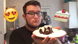 How to Make a Chocolate Poke Cake DEATH BY CAKE [upl. by Rob]