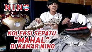 ​NINO KUYA  Koleksi sepatu quotmahalquot di kamar Nino [upl. by Haleehs879]