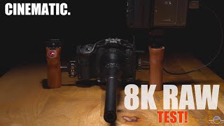 8K Raw Laowa 24mm f14 Probe lens with Canon EOS R5 [upl. by Arimaj]