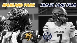 TXHSFB 9 Frisco Lone Star vs 4 Highland Park 5A MATCHUP 2024 Texas High School Football Playoffs [upl. by Silrac]