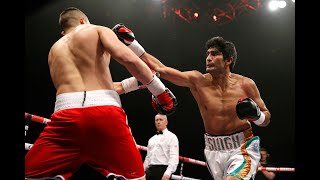 Best of Vijender Singh Pro Boxing  Latest Fights  All Knockouts 20152017  Indian Legend [upl. by Wiebmer551]