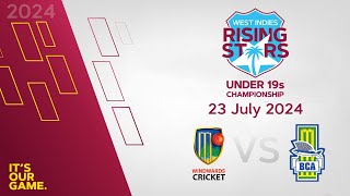 🔴 LIVE Windward Islands v Barbados  CWI Men’s Under 19  50 Over Championships 2024 [upl. by Ydisahc]