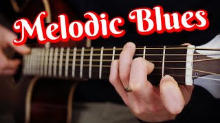 MELODIC FINGERSTYLE BLUES  C Major Blues quotMade in Italyquot [upl. by Acnaib]