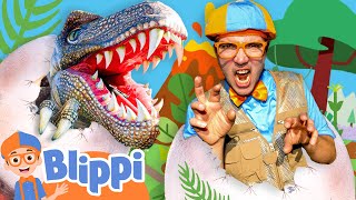 Blippi Becomes a Dino Explorer Educational Videos for Kids [upl. by Barbabas]