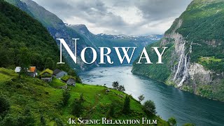 Norway 4K  Scenic Relaxation Film With Inspiring Music [upl. by Adnohsek]