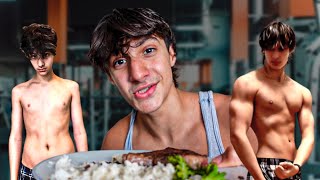 COMO COMER PARA GANHAR MASSA MUSCULAR DICAS E DIETA [upl. by Jacobah398]