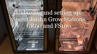 Secret Jardin GR60 and FS100 unbox and set up [upl. by Kendricks]