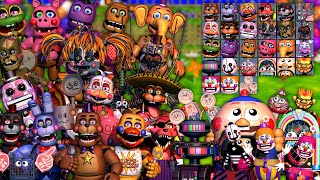 FNaF World  FNaF6 FFPS Mod [upl. by Ahsitnauq629]