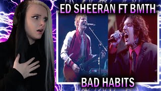 Ed Sheeran – Bad Habits feat Bring Me The Horizon Live at the BRIT Awards 2022 REACTION [upl. by Anuahs]