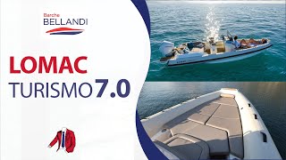 LOMAC Turismo 70  PRESENTAZIONE Gommone al Salone di Genova 2022  Barche Bellandi [upl. by Alyson311]