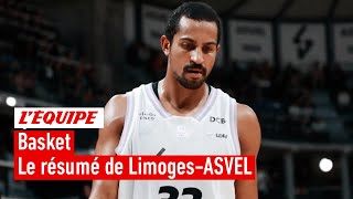 Basket  LASVEL perd pied en deuxième mitemps et flanche à Limoges [upl. by Eiclek]