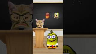 Banana Cat Class Oi Oi Oi Vs Handsome Squidward Meme School Mr Candle funny animation memes [upl. by Puglia]