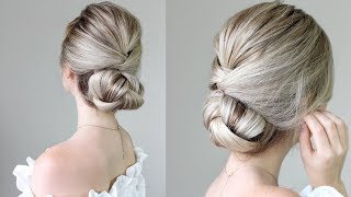 How To SIMPLE UPDO [upl. by Sinnard]