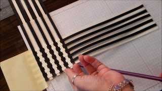 Paper Weave Scrapbook technique [upl. by Jacques]