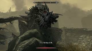 SKYRIM DRAGONBORN MONTAR UN DRAGON  ESPAÑOL [upl. by Crin]