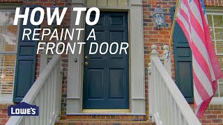 How To Repaint Your Front Door [upl. by Marinelli242]