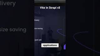 Strapi v5 has now Vite as the bundler [upl. by Akenahs81]