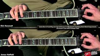 Learn How to Play Blackened by Metallica  Guitar Lesson [upl. by Velasco]