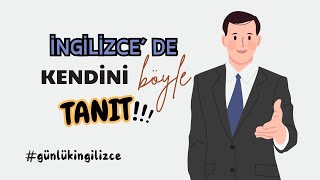 İngilizcede Nasıl Tanışılır  İngilizce Günlük Konuşma Diyalogları 1  Okan ile İngilizce [upl. by Ablem]