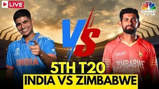 India Vs Zimbabwe LIVE Match Today  India Vs Zimbabwe Score  Shubman Gill  Abhishek Sharma  N18L [upl. by Anayia]